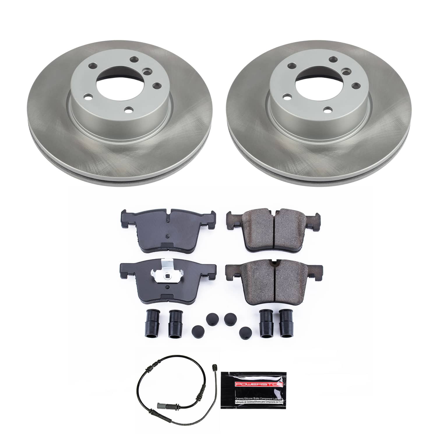 Power Stop SC6743 - Front Z17 Evolution Pad And Semi-Coated Rotor Kit vehicle fitment brake part