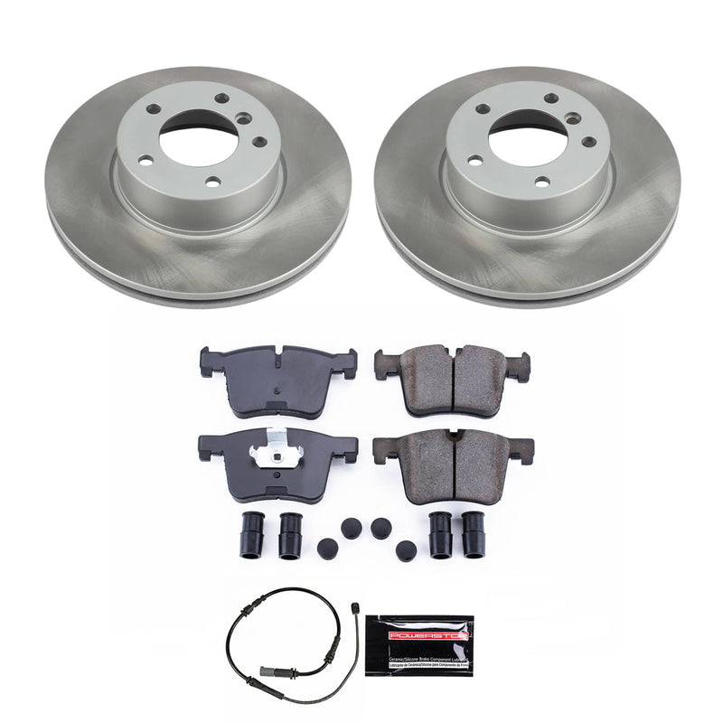 Power Stop SC6743 - Front Z17 Evolution Pad And Semi-Coated Rotor Kit vehicle fitment brake part