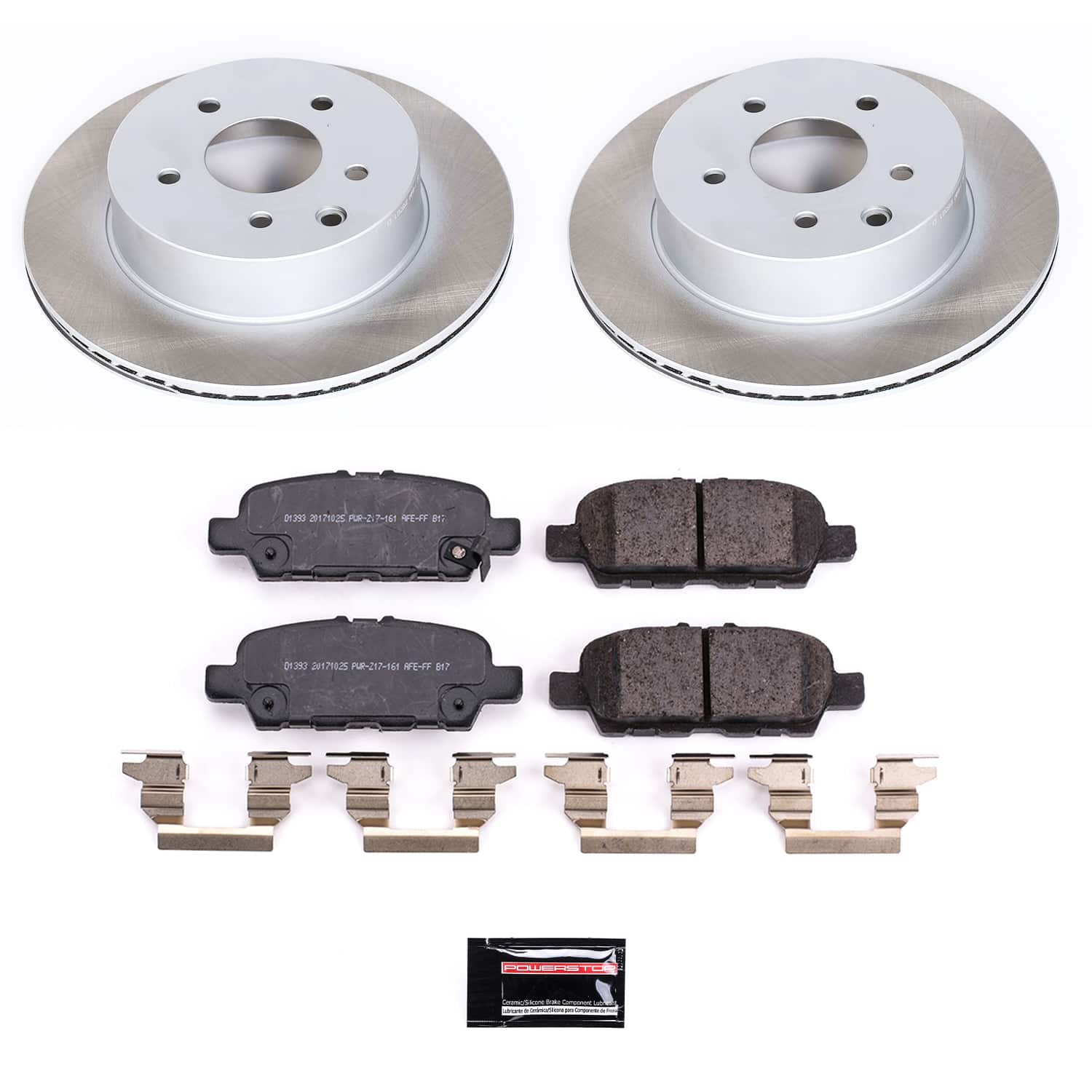 Power Stop SC6761 - Rear Z17 Evolution Pad And Semi-Coated Rotor Kit vehicle fitment brake part