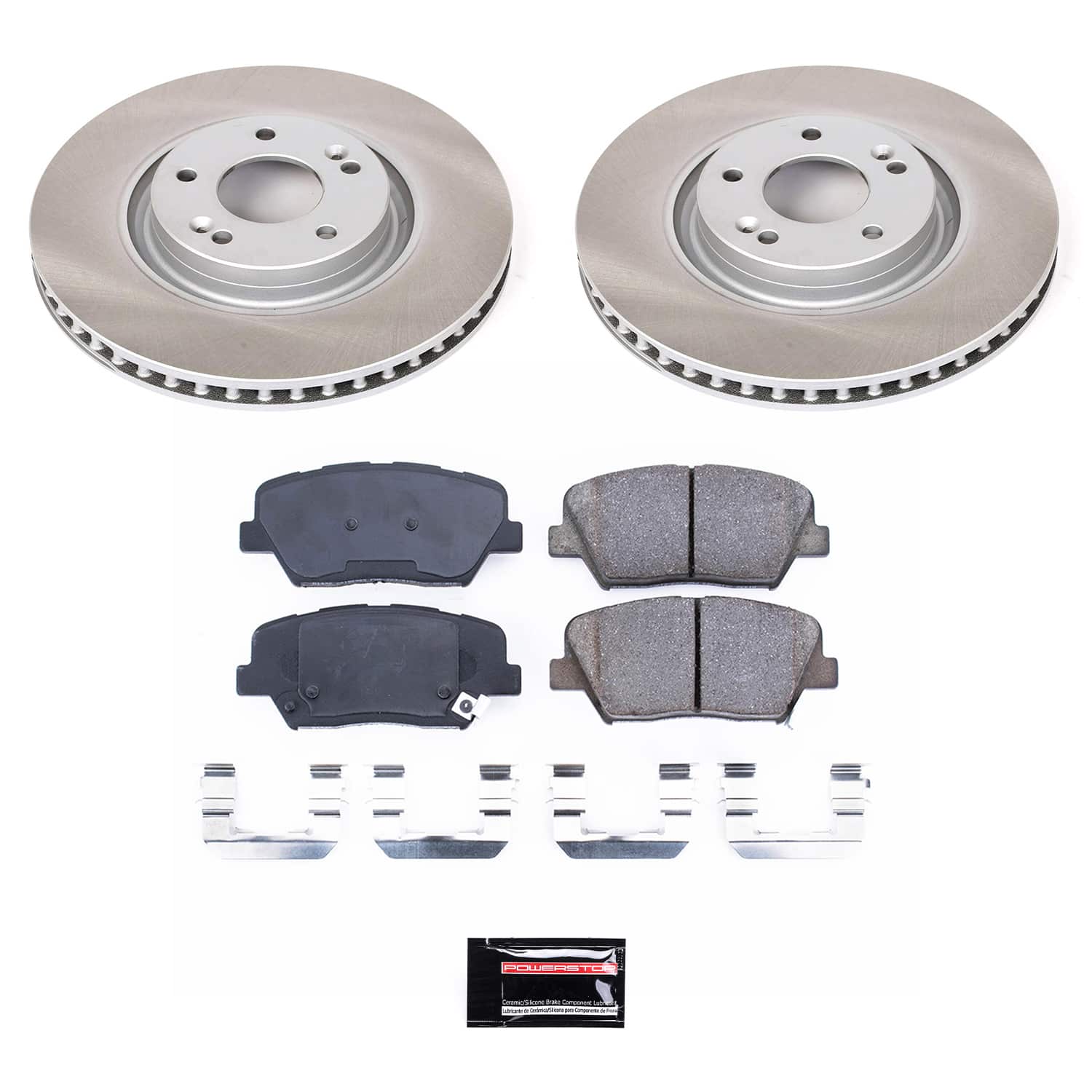 Power Stop SC6764 - Front Z17 Evolution Pad And Semi-Coated Rotor Kit vehicle fitment brake part