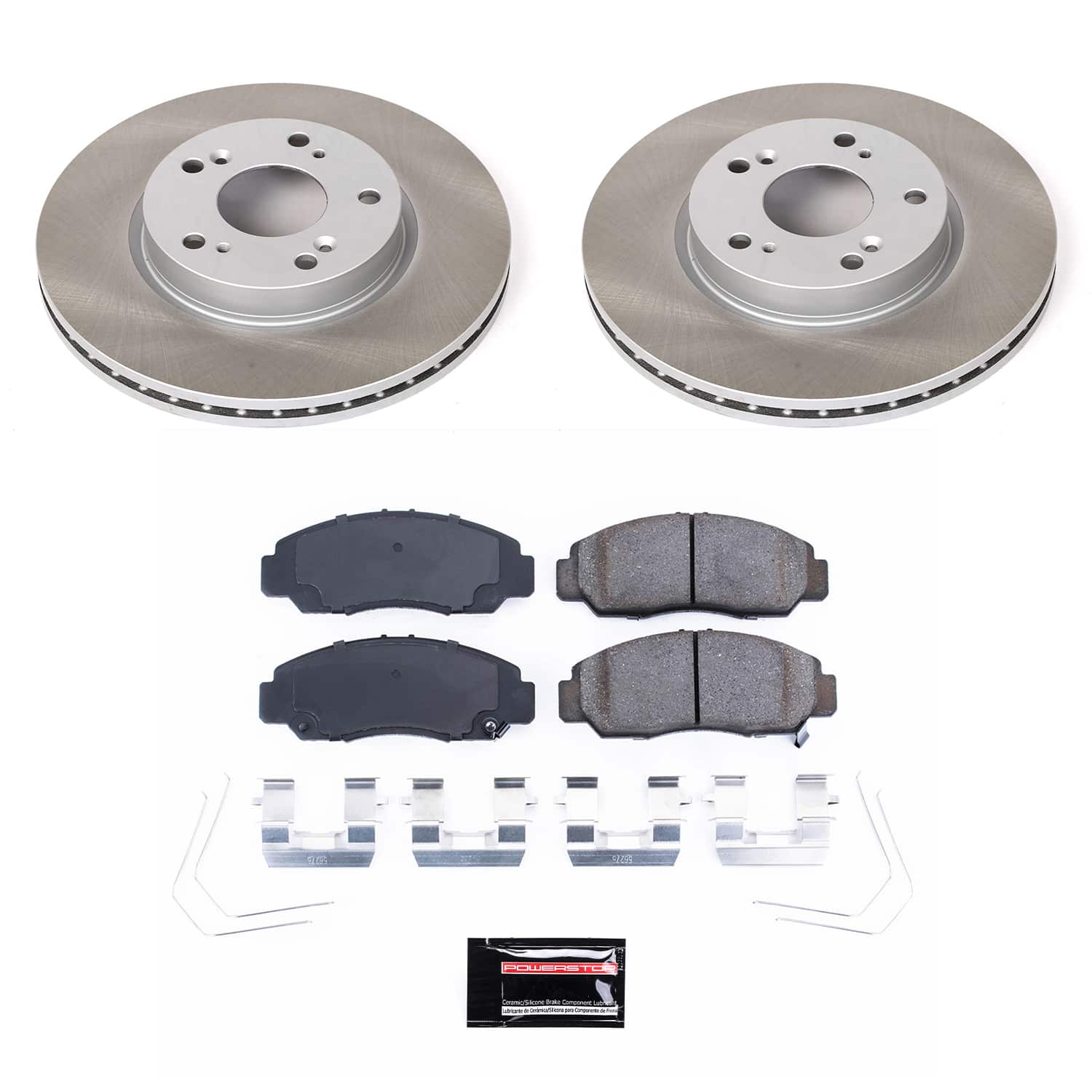 Power Stop SC6766 - Front Z17 Evolution Pad And Semi-Coated Rotor Kit vehicle fitment brake part