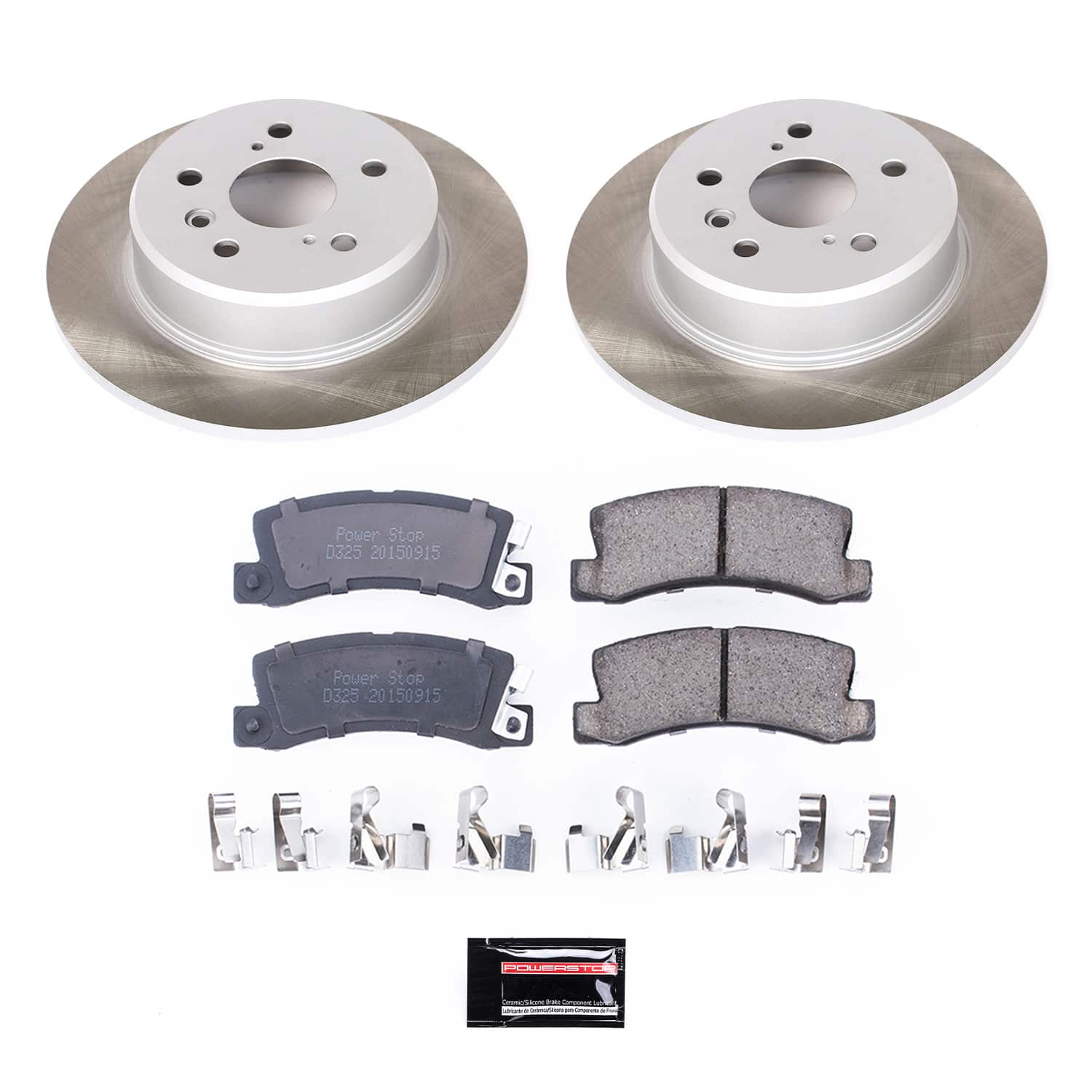 Power Stop SC6784 - Rear Z17 Evolution Pad And Semi-Coated Rotor Kit vehicle fitment brake part
