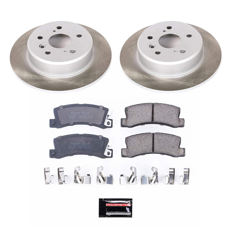 Power Stop SC6784 - Rear Z17 Evolution Pad And Semi-Coated Rotor Kit vehicle fitment brake part