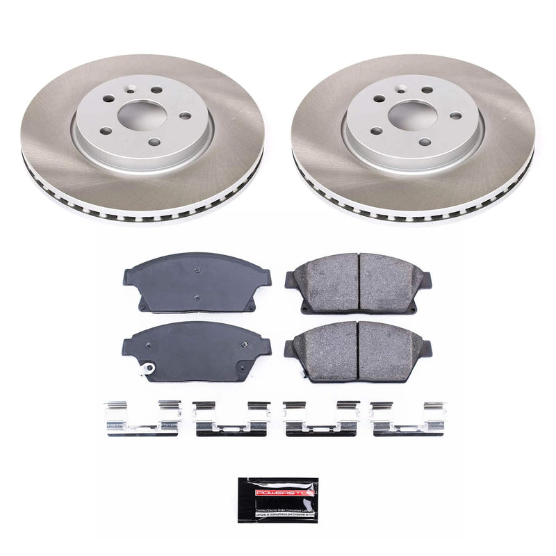 Power Stop SC6793 - Front Z17 Evolution Pad And Semi-Coated Rotor Kit vehicle fitment brake part