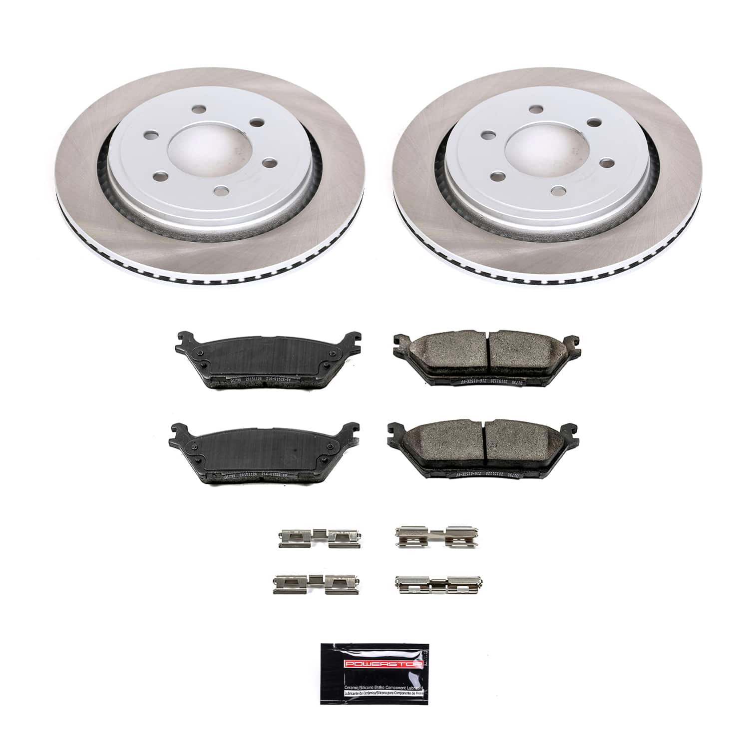Power Stop SC6814 - Rear Z17 Evolution Pad And Semi-Coated Rotor Kit vehicle fitment brake part