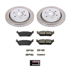 Power Stop SC6814 - Rear Z17 Evolution Pad And Semi-Coated Rotor Kit vehicle fitment brake part