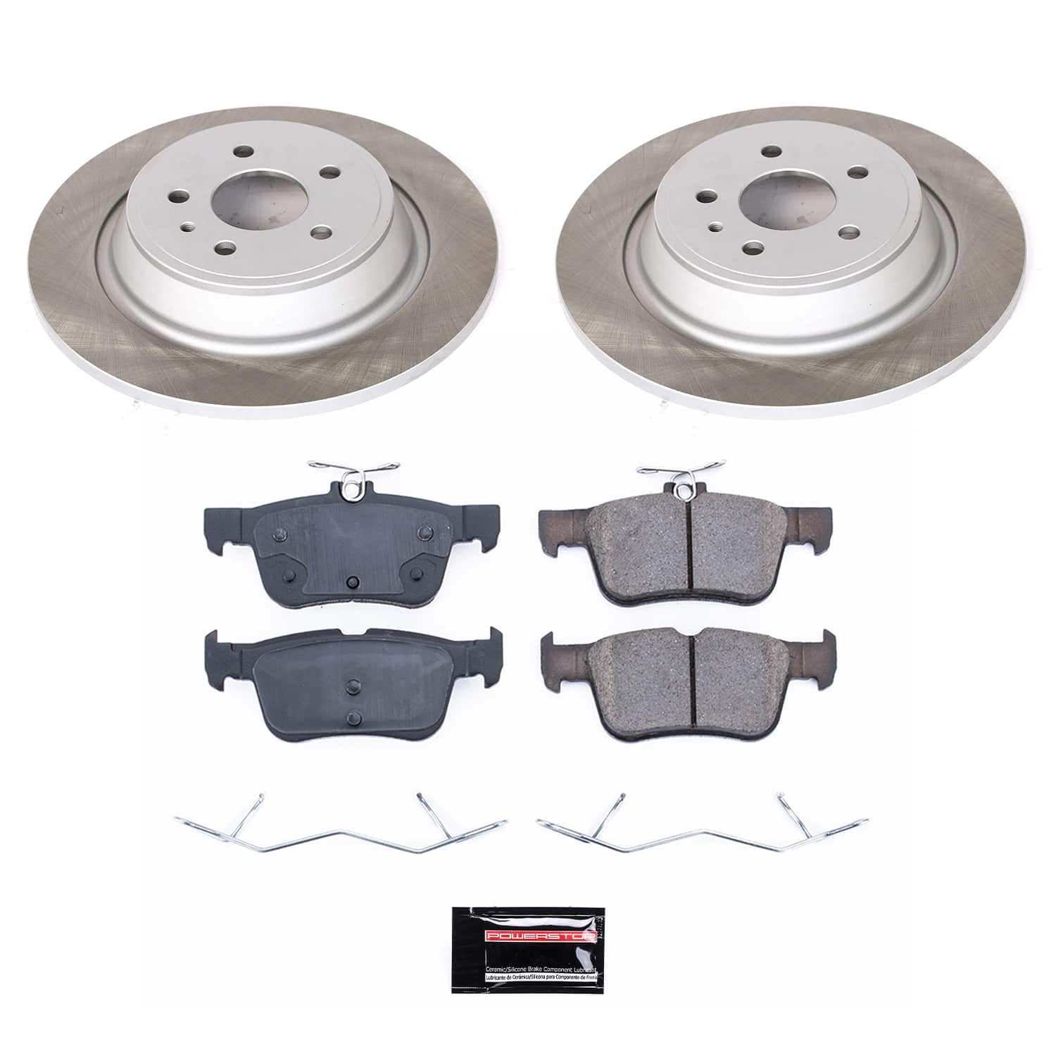 Power Stop SC6817 - Rear Z17 Evolution Pad And Semi-Coated Rotor Kit vehicle fitment brake part