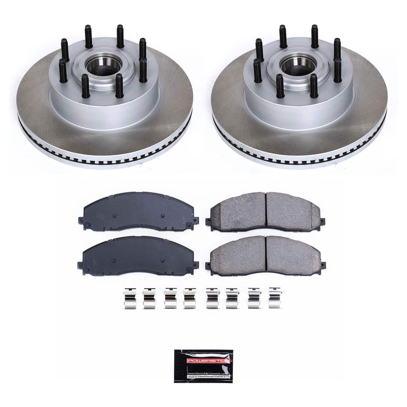 Power Stop SC6821 - Front Z17 Evolution Pad And Semi-Coated Rotor Kit vehicle fitment brake part