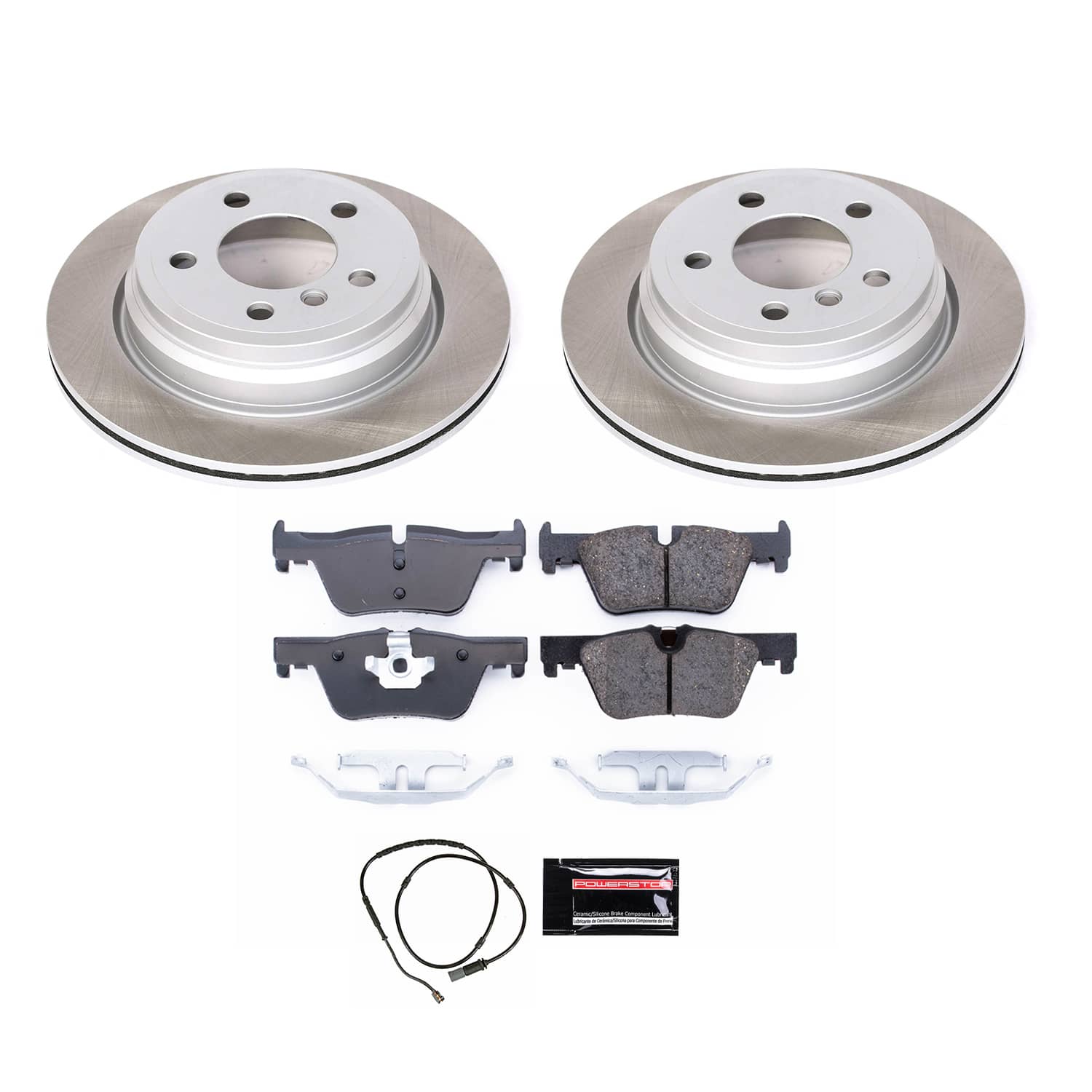 Power Stop SC6852 - Rear Z17 Evolution Pad And Semi-Coated Rotor Kit vehicle fitment brake part