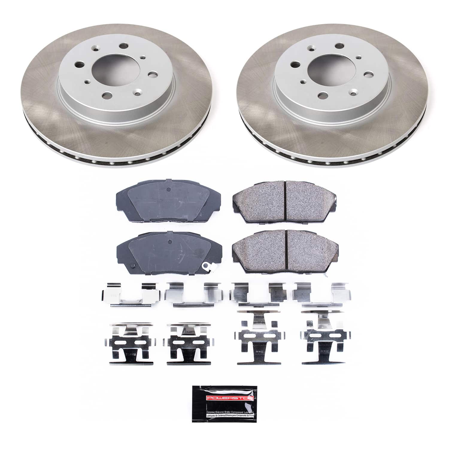Power Stop SC688 - Front Z17 Evolution Pad And Semi-Coated Rotor Kit vehicle fitment brake part