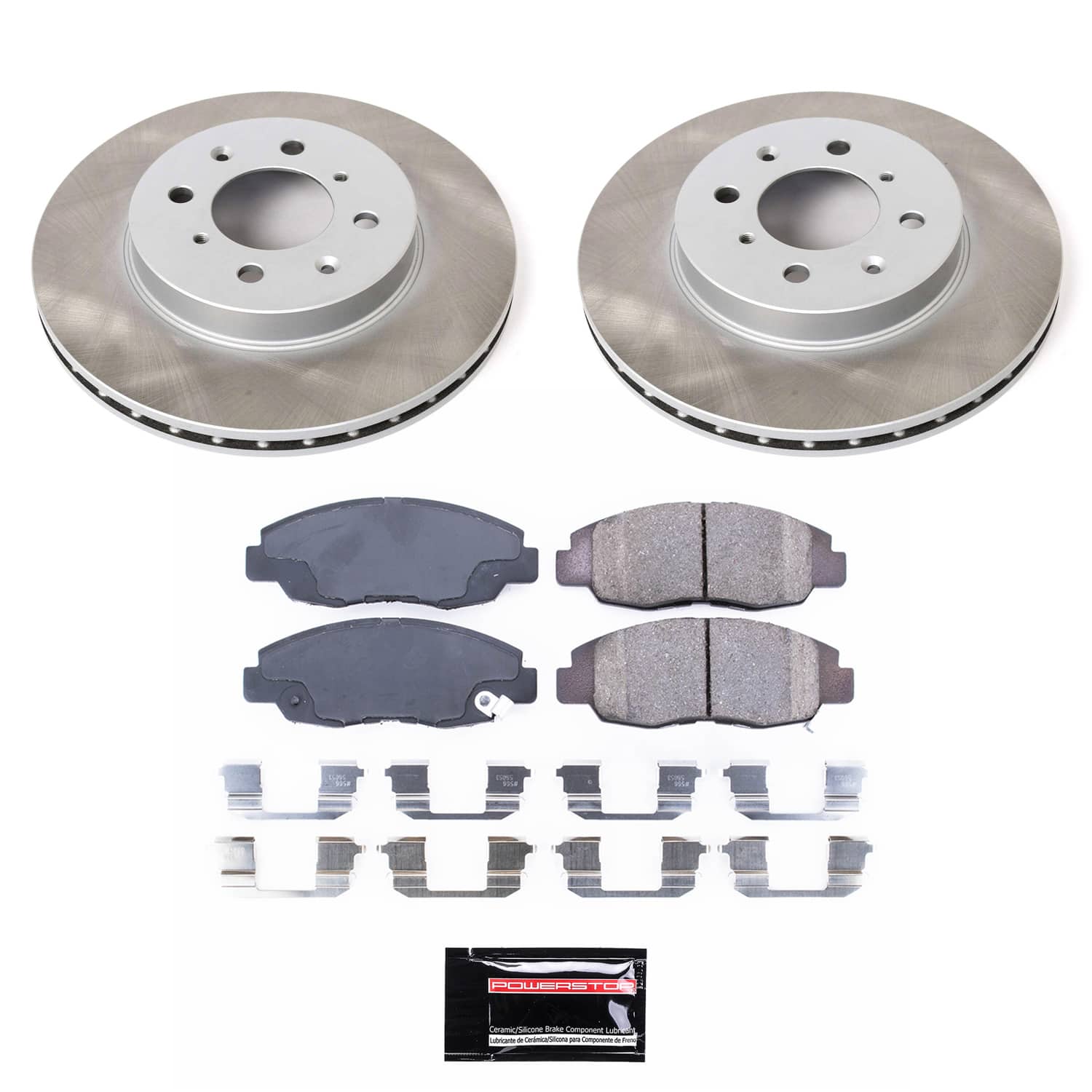 Power Stop SC690 - Front Z17 Evolution Pad And Semi-Coated Rotor Kit vehicle fitment brake part