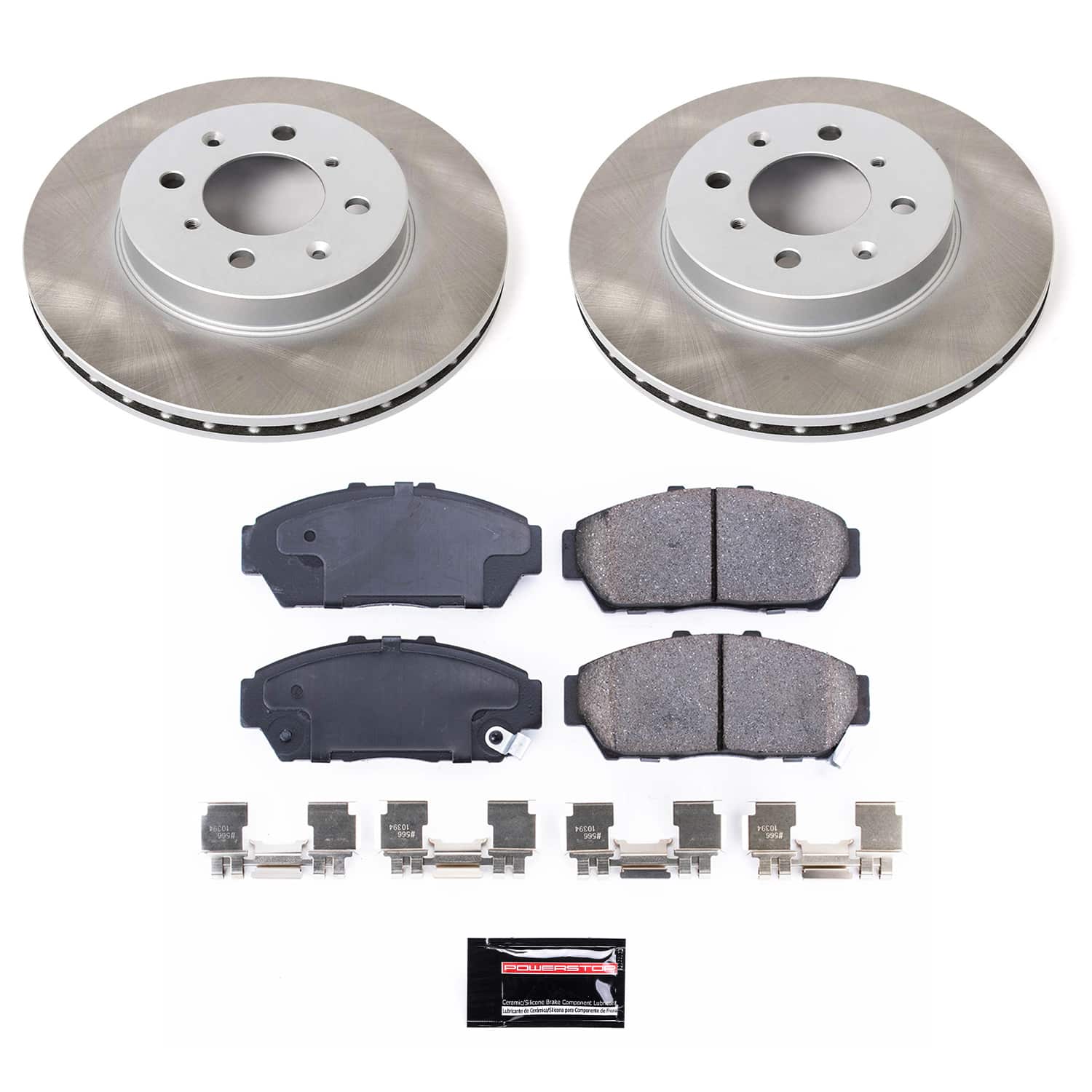 Power Stop SC692 - Front Z17 Evolution Pad And Semi-Coated Rotor Kit vehicle fitment brake part