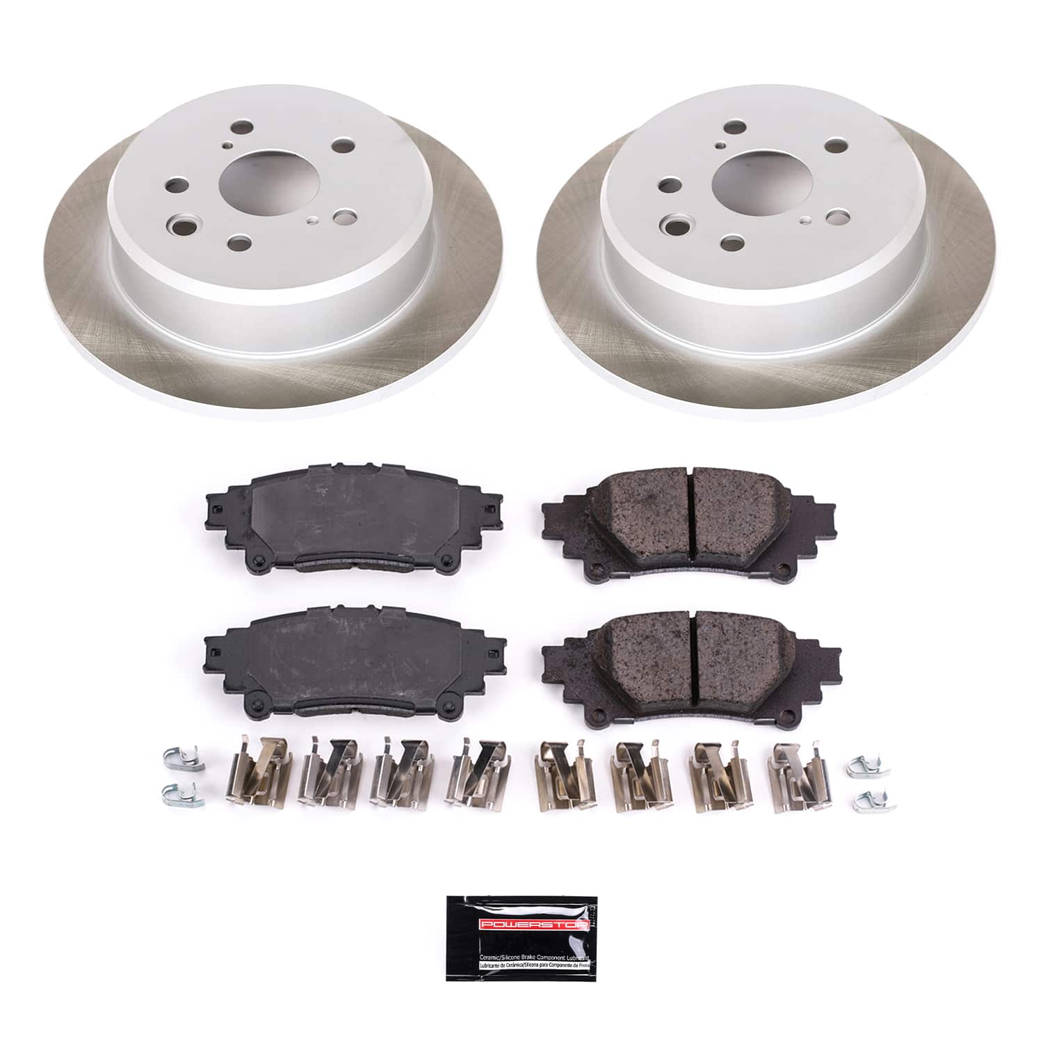 Power Stop SC6930 - Rear Z17 Evolution Pad And Semi-Coated Rotor Kit vehicle fitment brake part