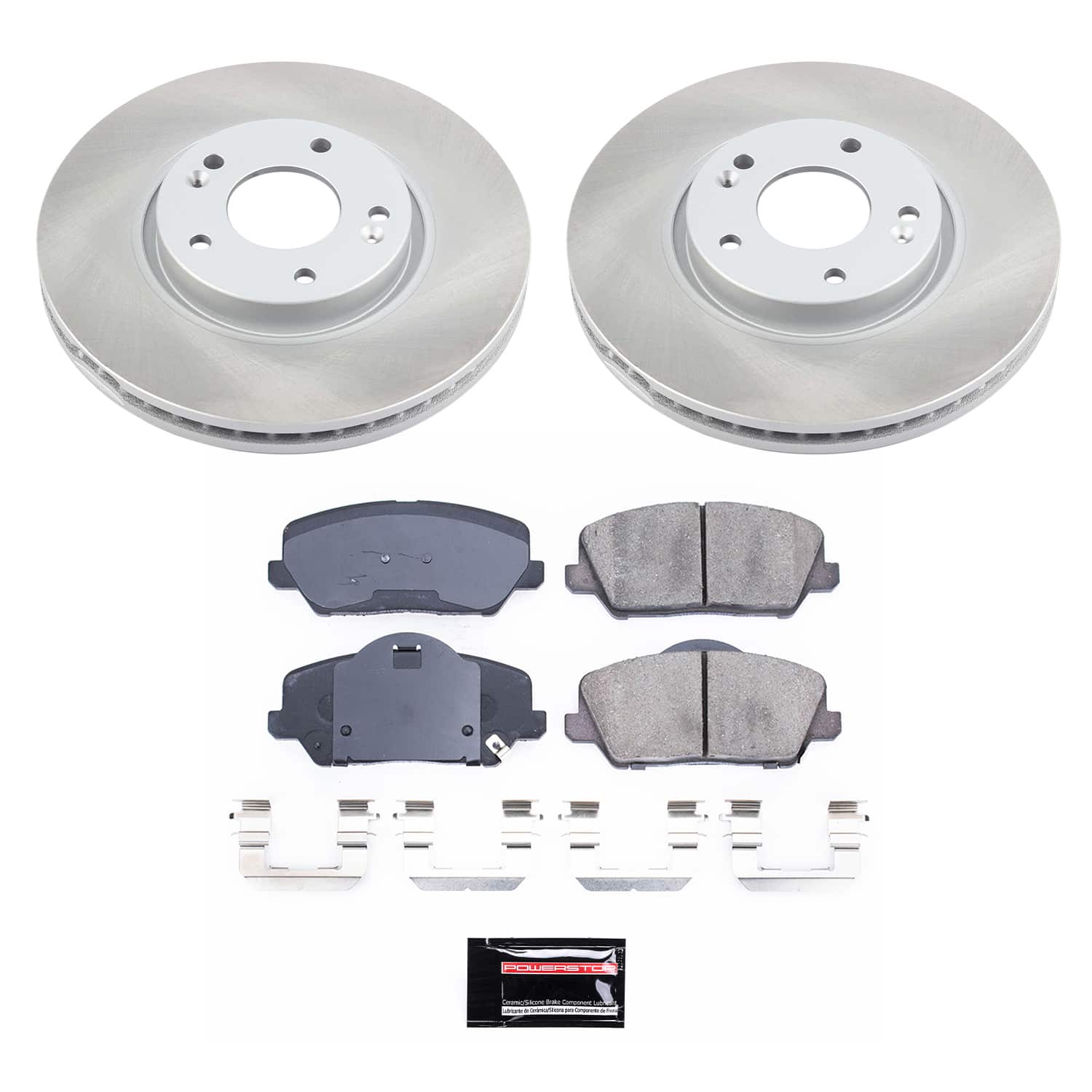 Power Stop SC6935 - Front Z17 Evolution Pad And Semi-Coated Rotor Kit vehicle fitment brake part