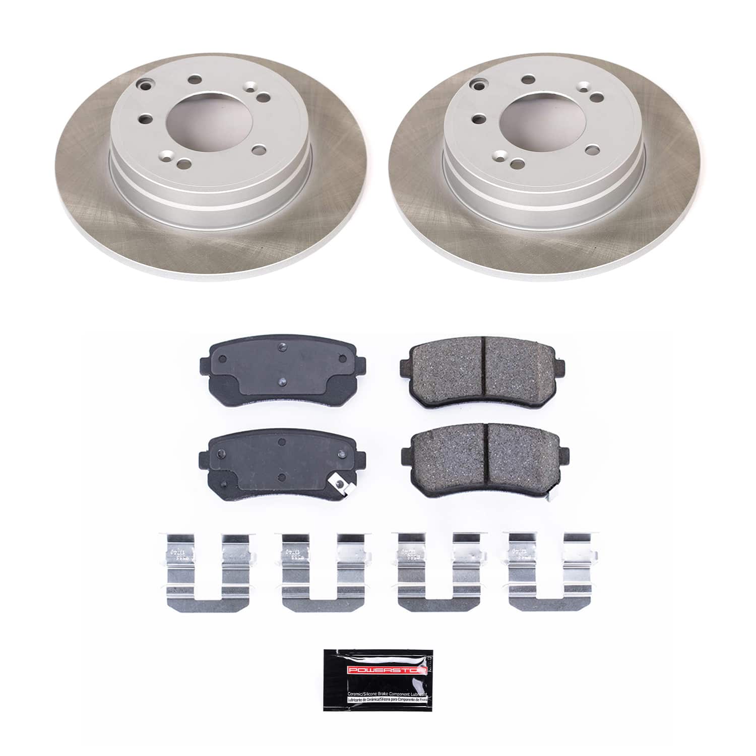 Power Stop SC6936 - Rear Z17 Evolution Pad And Semi-Coated Rotor Kit vehicle fitment brake part
