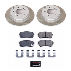 Power Stop SC6936 - Rear Z17 Evolution Pad And Semi-Coated Rotor Kit vehicle fitment brake part