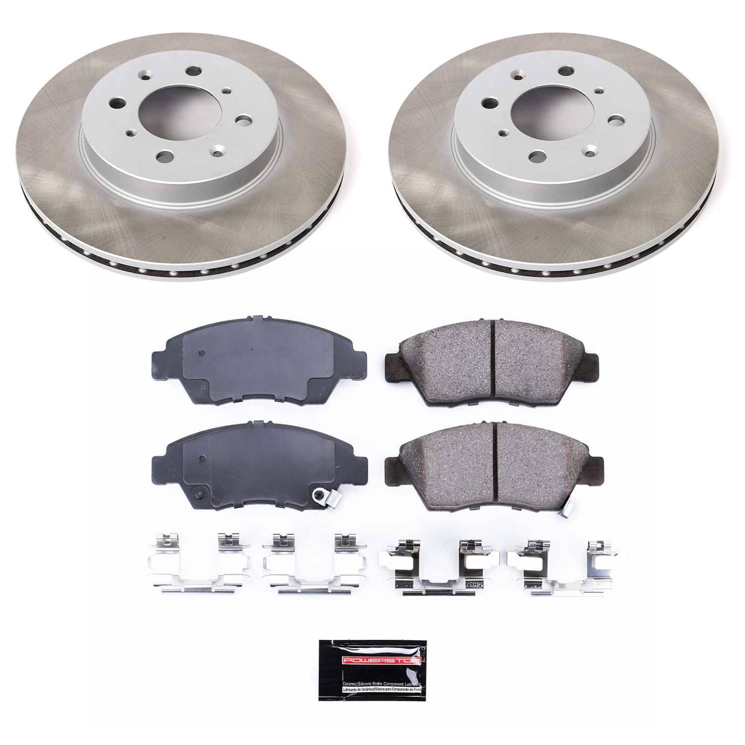 Power Stop SC694 - Front Z17 Evolution Pad And Semi-Coated Rotor Kit vehicle fitment brake part
