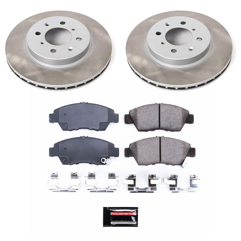 Power Stop SC694 - Front Z17 Evolution Pad And Semi-Coated Rotor Kit vehicle fitment brake part