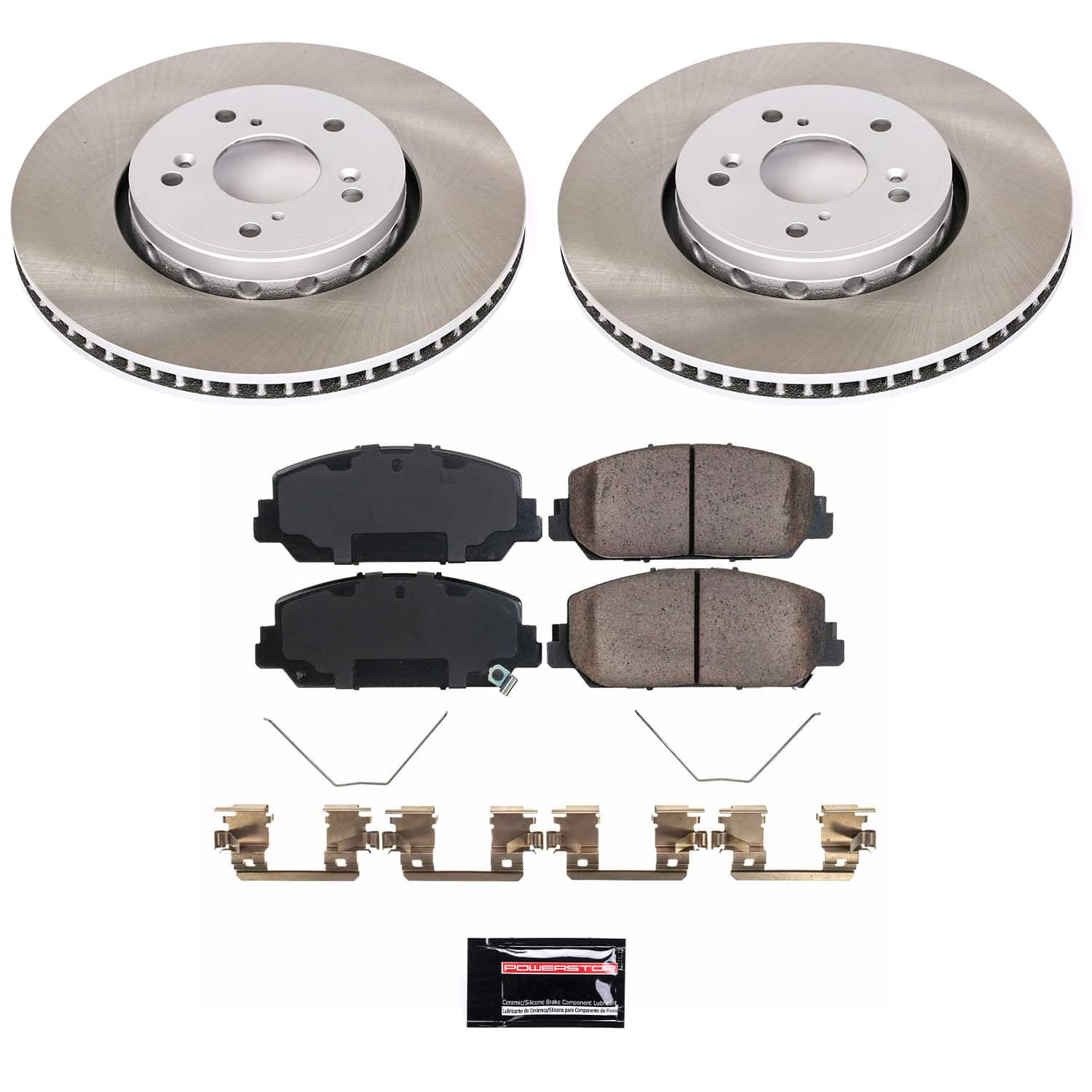 Power Stop SC6940 - Front Z17 Evolution Pad And Semi-Coated Rotor Kit vehicle fitment brake part