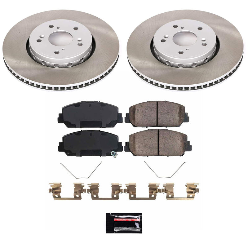 Power Stop SC6940 - Front Z17 Evolution Pad And Semi-Coated Rotor Kit vehicle fitment brake part