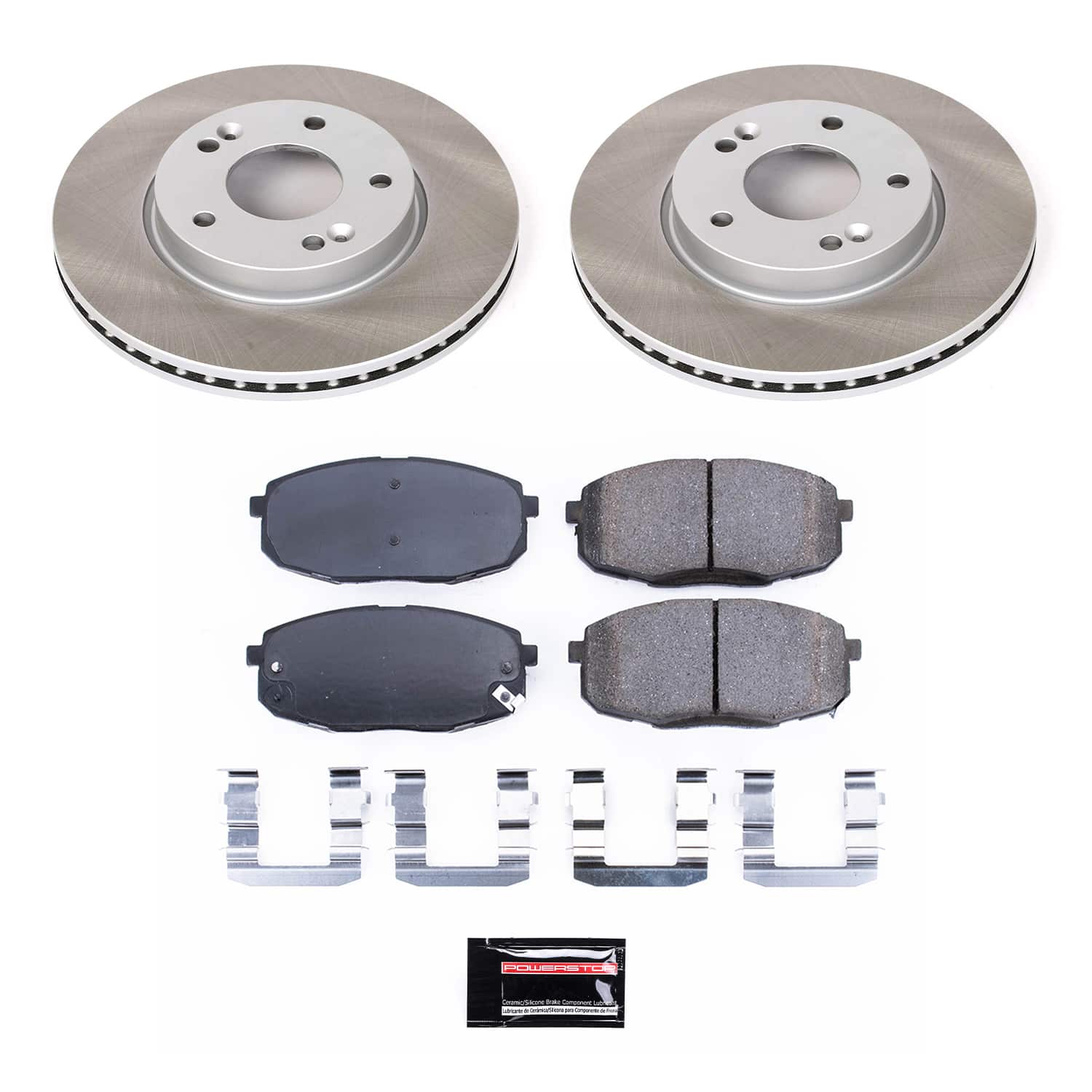 Power Stop SC6946 - Front Z17 Evolution Pad And Semi-Coated Rotor Kit vehicle fitment brake part