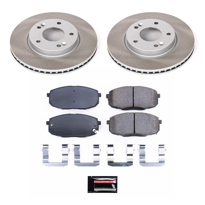 Power Stop SC6946 - Front Z17 Evolution Pad And Semi-Coated Rotor Kit vehicle fitment brake part