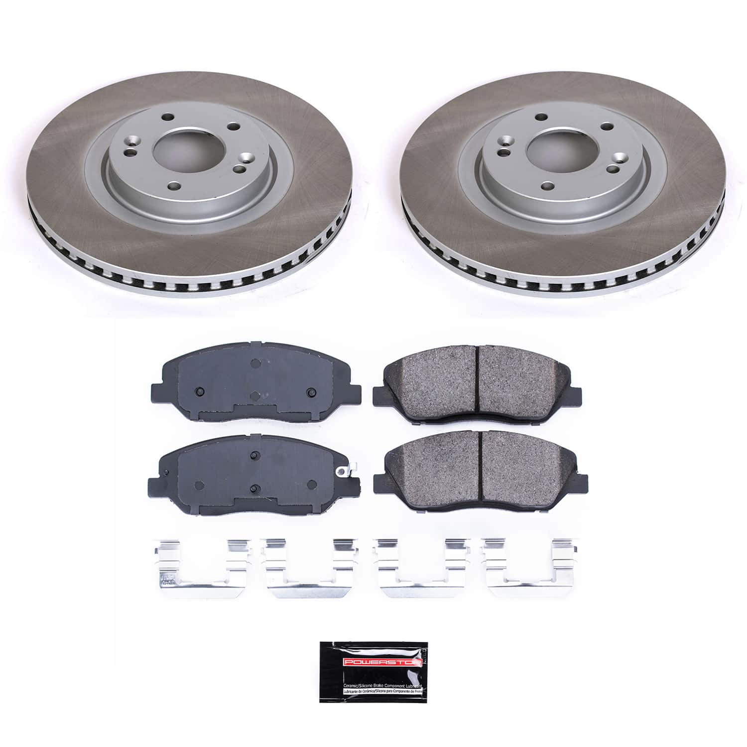 Power Stop SC6951 - Front Z17 Evolution Pad And Semi-Coated Rotor Kit vehicle fitment brake part