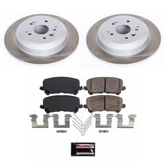 Power Stop SC6953 - Rear Z17 Evolution Pad And Semi-Coated Rotor Kit vehicle fitment brake part