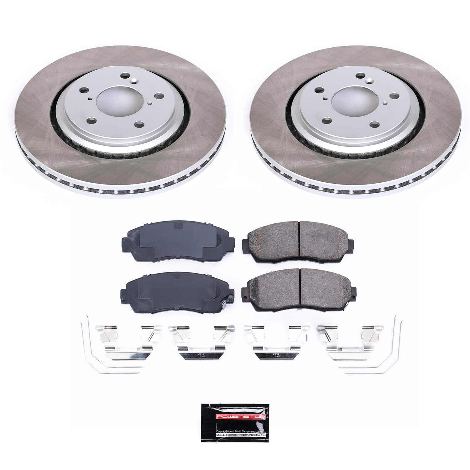 Power Stop SC6959 - Front Z17 Evolution Pad And Semi-Coated Rotor Kit vehicle fitment brake part