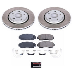 Power Stop SC6959 - Front Z17 Evolution Pad And Semi-Coated Rotor Kit vehicle fitment brake part