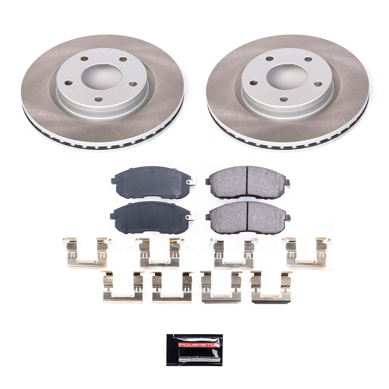 Power Stop SC6961 - Front Z17 Evolution Pad And Semi-Coated Rotor Kit vehicle fitment brake part