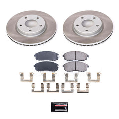 Power Stop SC6961 - Front Z17 Evolution Pad And Semi-Coated Rotor Kit vehicle fitment brake part