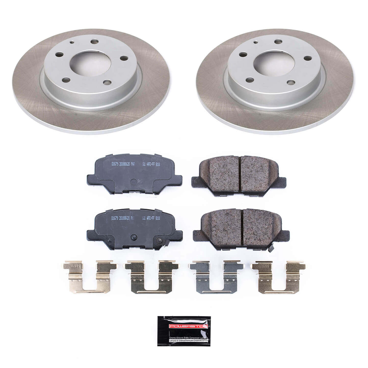 Power Stop SC6962 - Rear Z17 Evolution Pad And Semi-Coated Rotor Kit vehicle fitment brake part