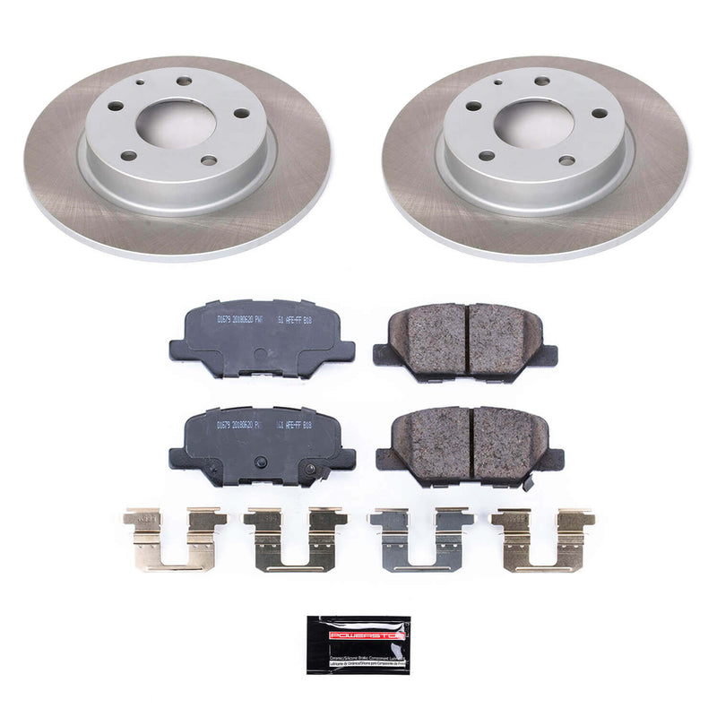 Power Stop SC6962 - Rear Z17 Evolution Pad And Semi-Coated Rotor Kit vehicle fitment brake part