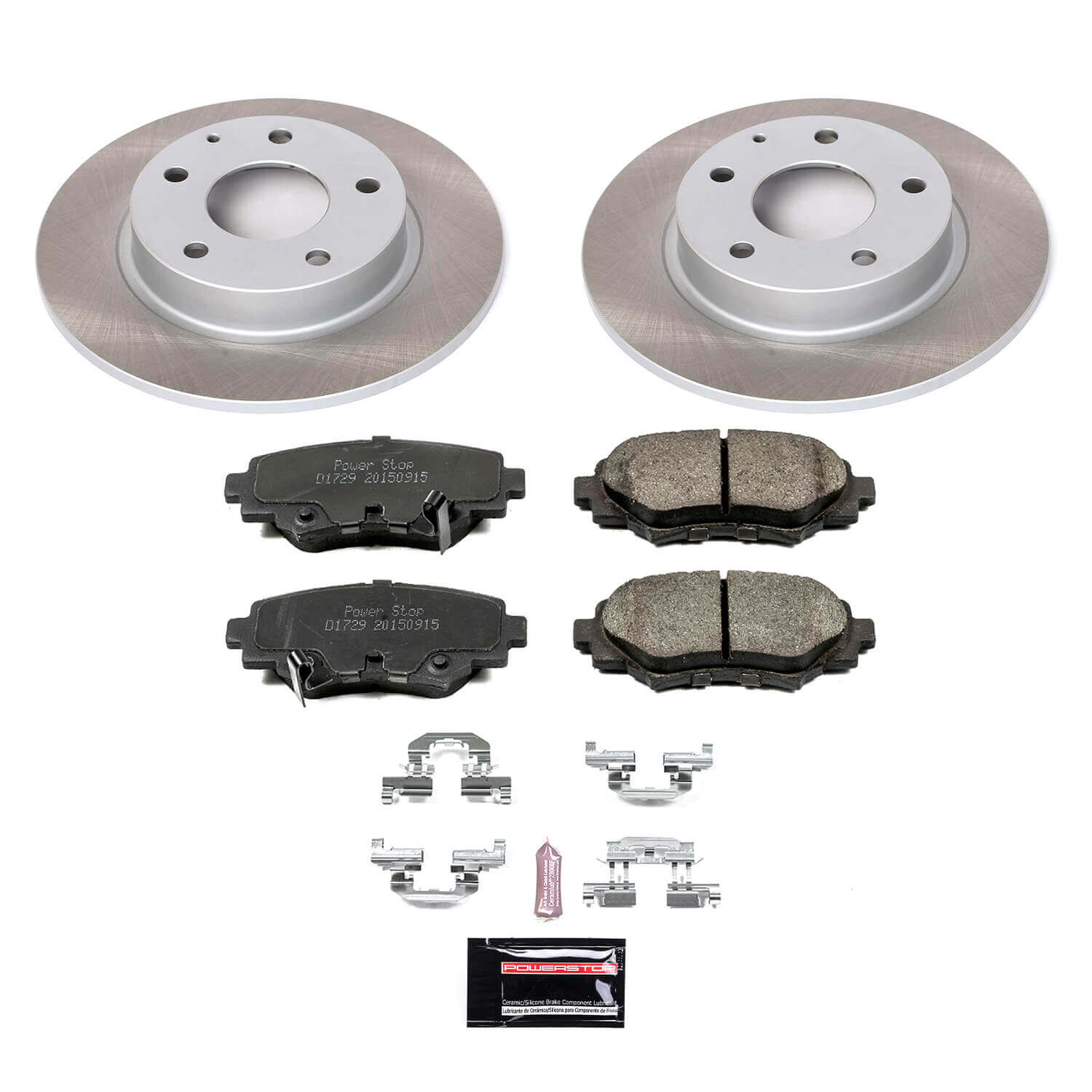 Power Stop SC6963 - Rear Z17 Evolution Pad And Semi-Coated Rotor Kit vehicle fitment brake part