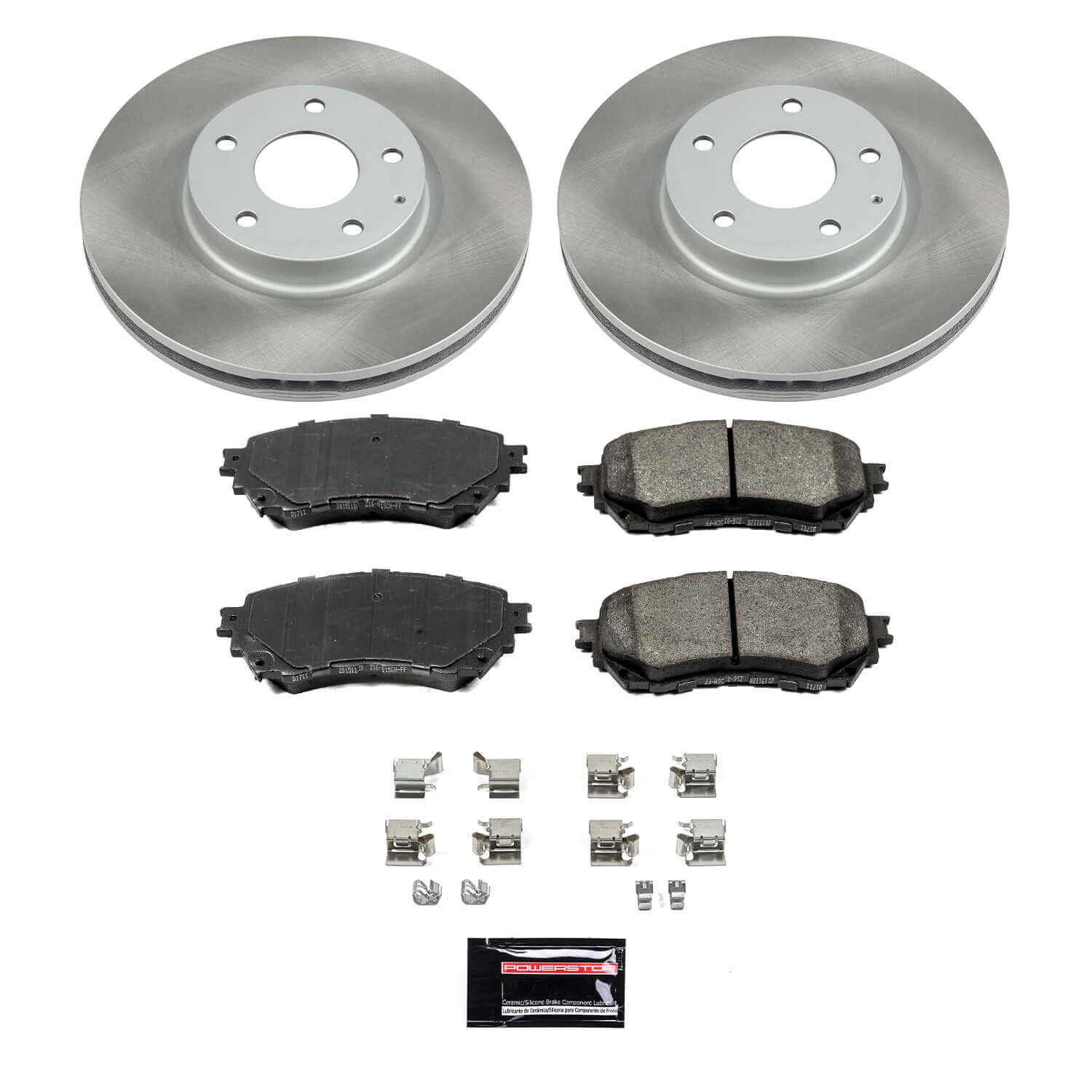 Power Stop SC6968 - Front Z17 Evolution Pad And Semi-Coated Rotor Kit vehicle fitment brake part