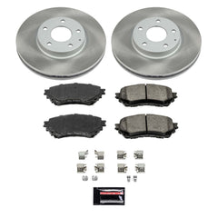 Power Stop SC6968 - Front Z17 Evolution Pad And Semi-Coated Rotor Kit vehicle fitment brake part