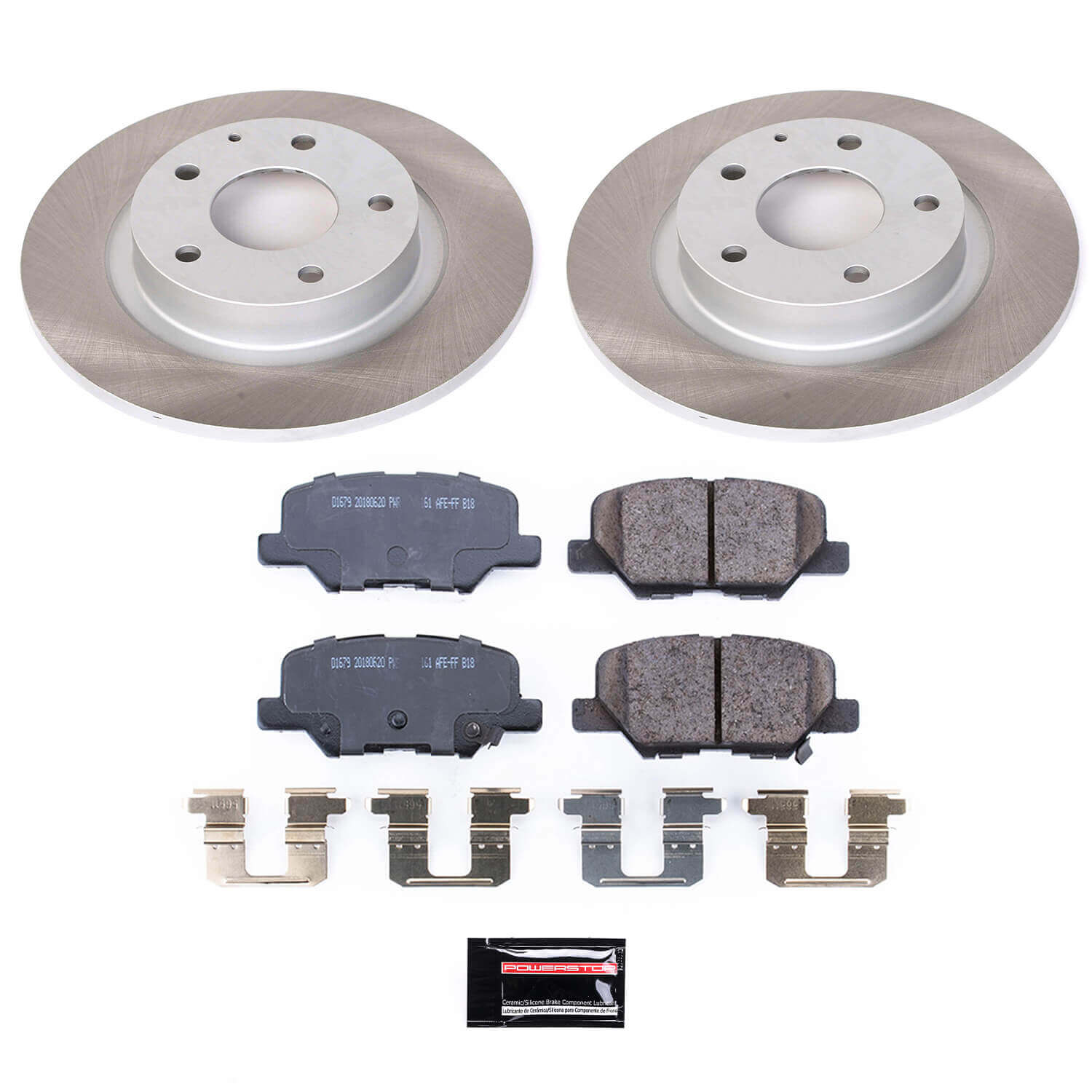 Power Stop SC6969 - Rear Z17 Evolution Pad And Semi-Coated Rotor Kit vehicle fitment brake part