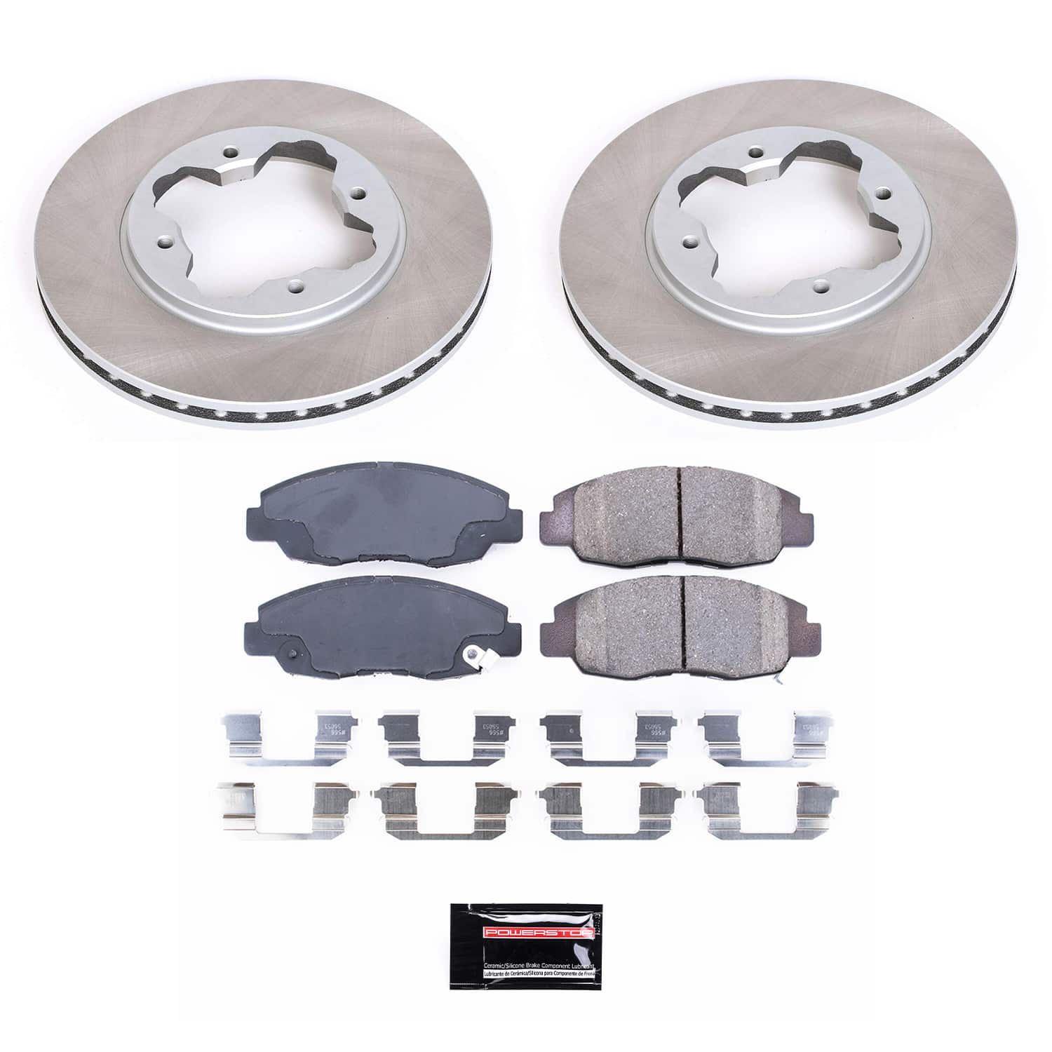Power Stop SC697 - Front Z17 Evolution Pad And Semi-Coated Rotor Kit vehicle fitment brake part