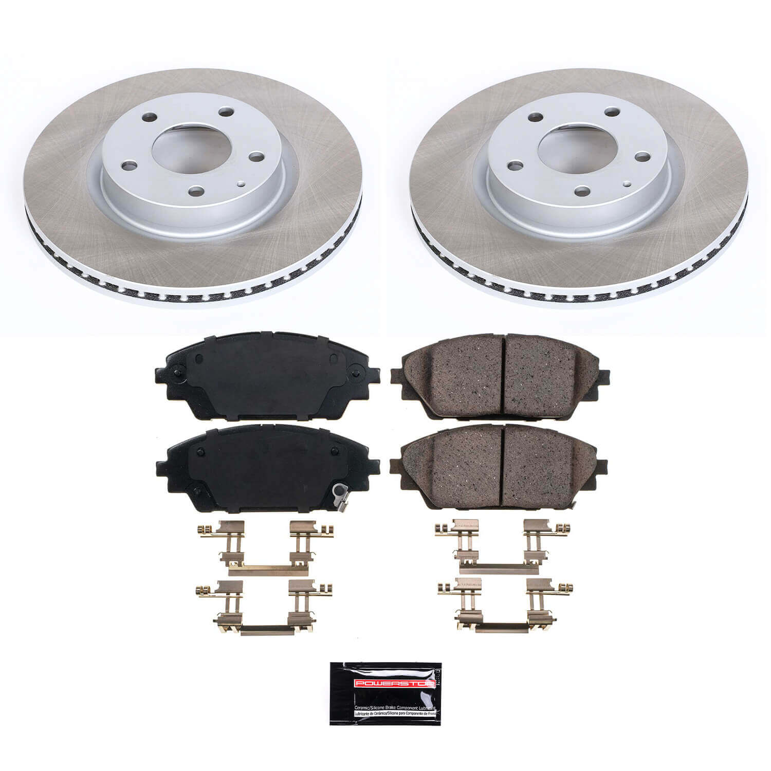 Power Stop SC6971 - Front Z17 Evolution Pad And Semi-Coated Rotor Kit vehicle fitment brake part