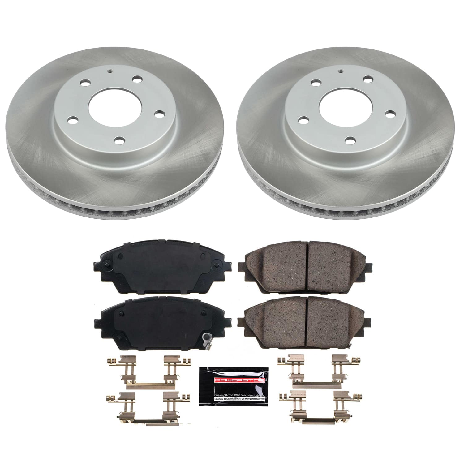Power Stop SC6974 - Front Z17 Evolution Pad And Semi-Coated Rotor Kit vehicle fitment brake part