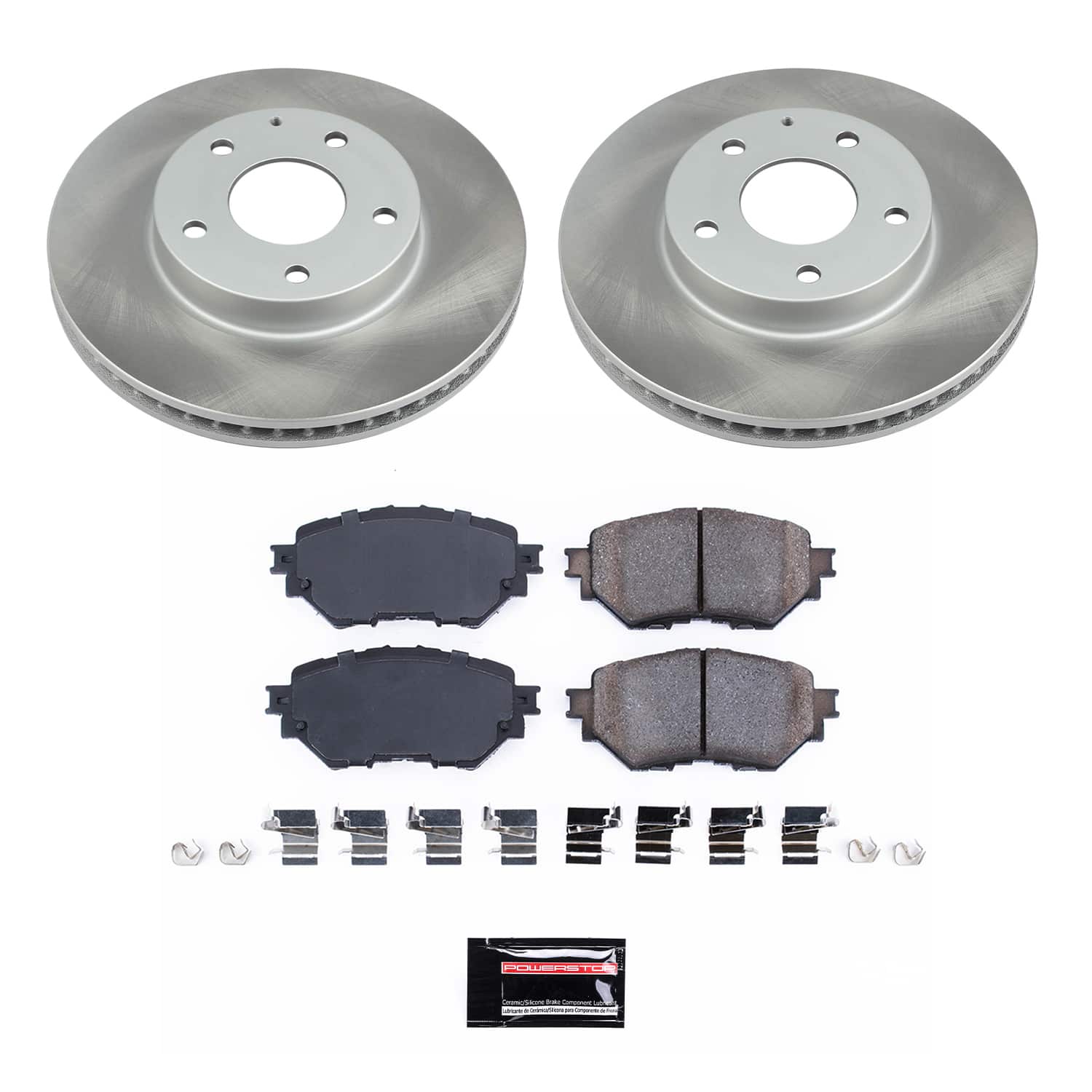 Power Stop SC6975 - Front Z17 Evolution Pad And Semi-Coated Rotor Kit vehicle fitment brake part
