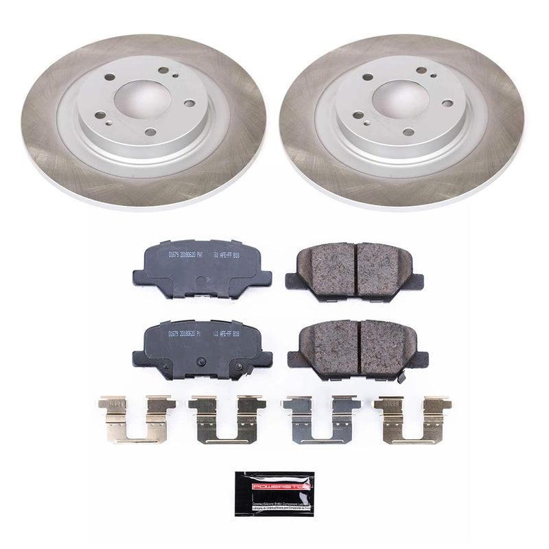 Power Stop SC6976 - Rear Z17 Evolution Pad And Semi-Coated Rotor Kit vehicle fitment brake part