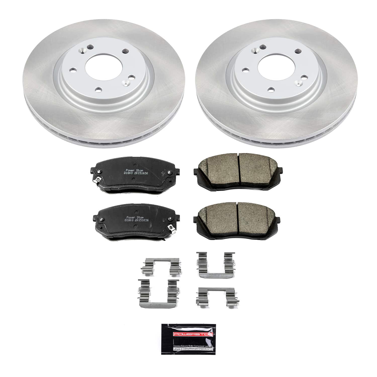 Power Stop SC6982 - Front Z17 Evolution Pad And Semi-Coated Rotor Kit vehicle fitment brake part