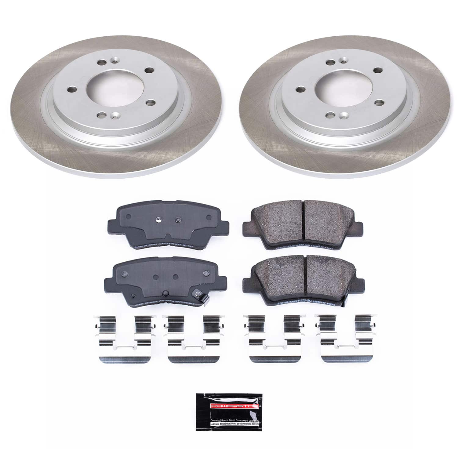 Power Stop SC6985 - Rear Z17 Evolution Pad And Semi-Coated Rotor Kit vehicle fitment brake part