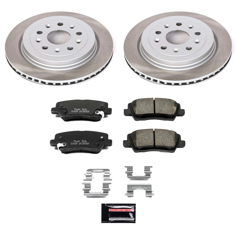 Power Stop SC6991 - Front Z17 Evolution Pad And Semi-Coated Rotor Kit vehicle fitment brake part
