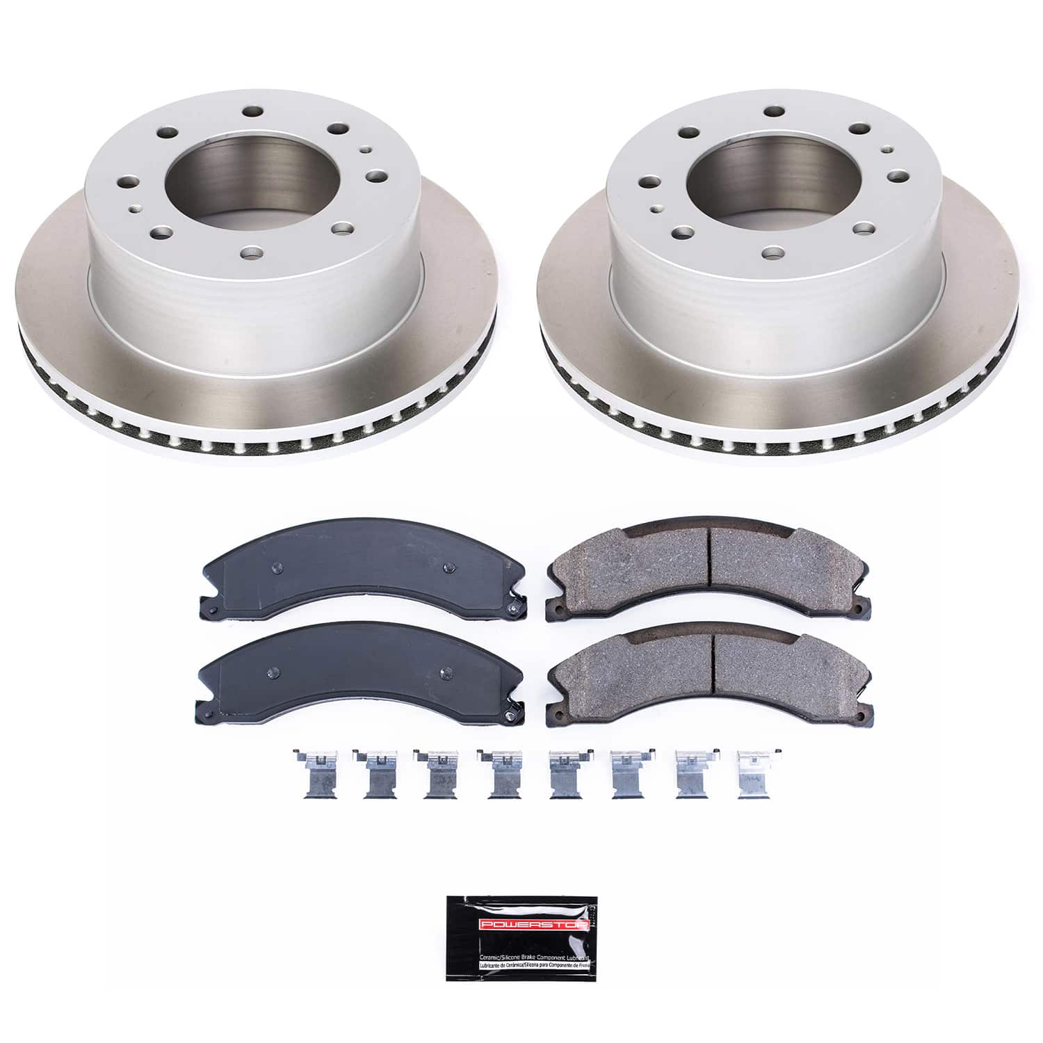 Power Stop SC6993 - Rear Z17 Evolution Pad And Semi-Coated Rotor Kit vehicle fitment brake part