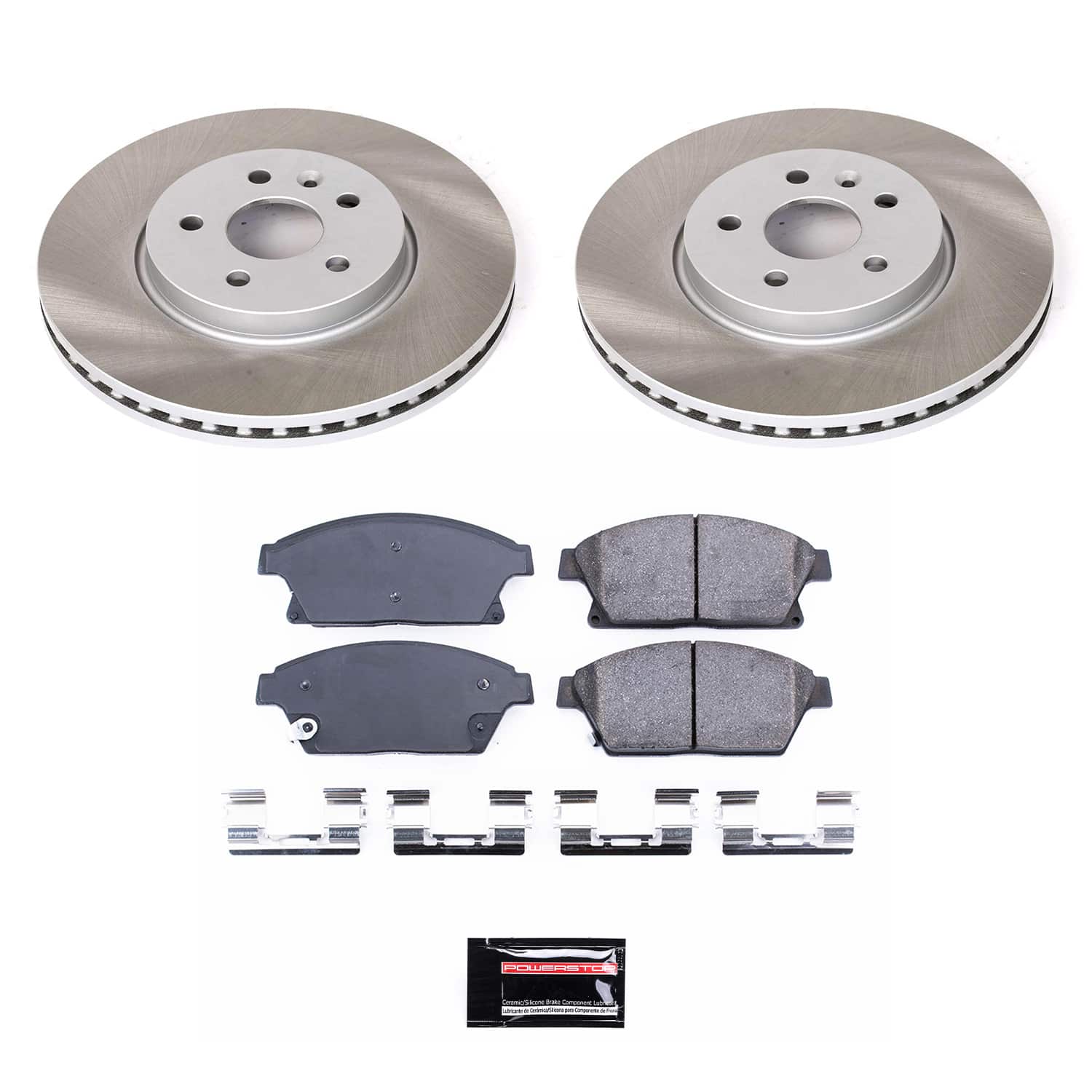 Power Stop SC6996 - Front Z17 Evolution Pad And Semi-Coated Rotor Kit vehicle fitment brake part