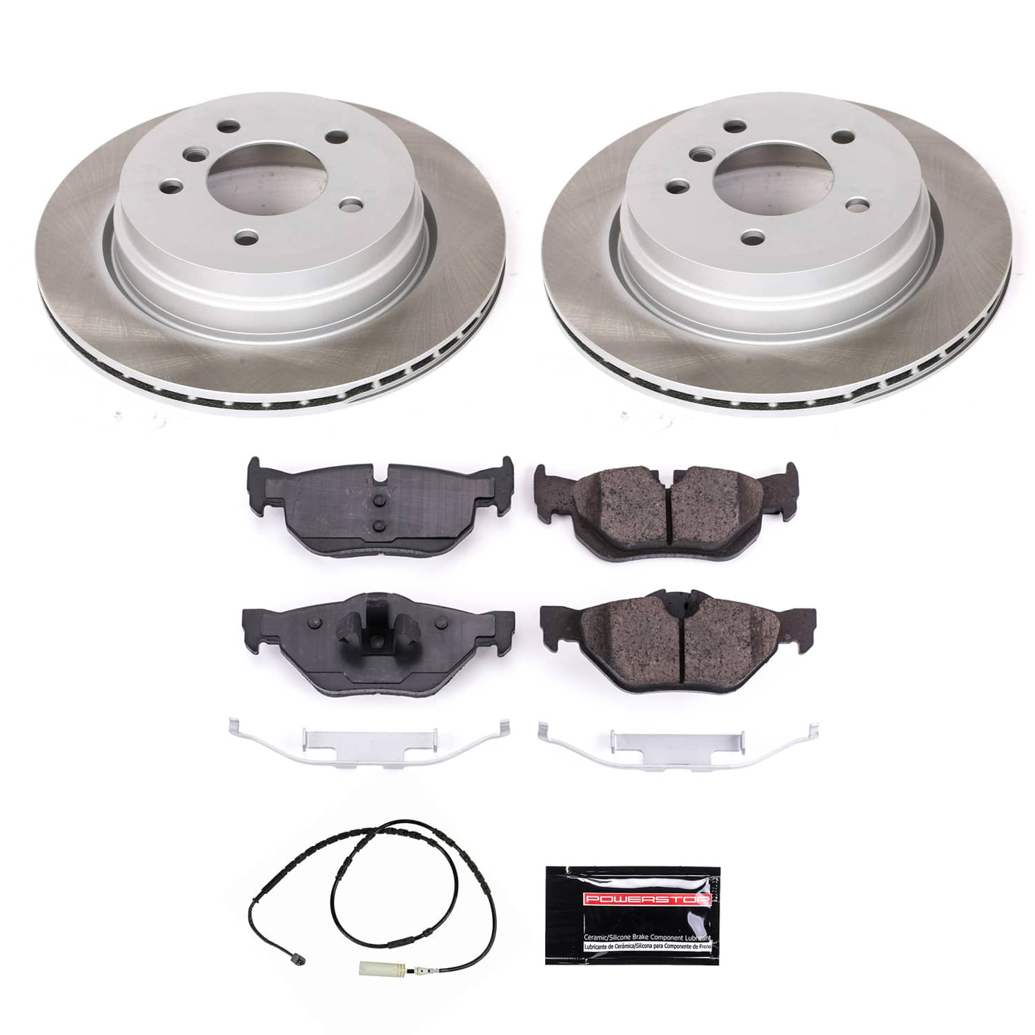 Power Stop SC7008 - Rear Z17 Evolution Pad And Semi-Coated Rotor Kit vehicle fitment brake part