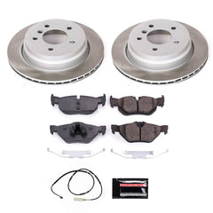 Power Stop SC7008 - Rear Z17 Evolution Pad And Semi-Coated Rotor Kit vehicle fitment brake part